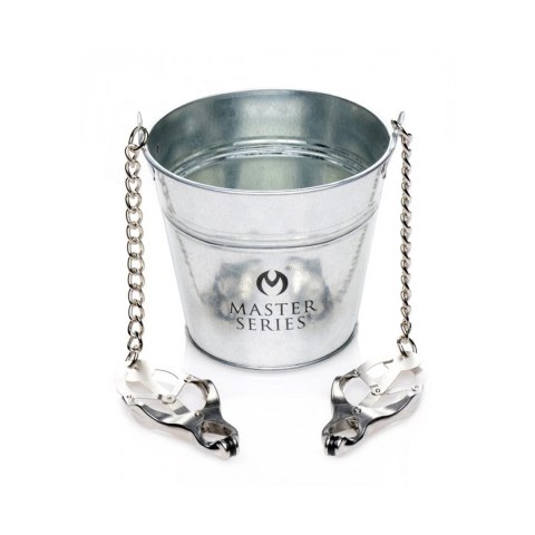 Zaciski na wargi sromowe i sutki Slave Bucket XR Brands XR Brands Zaciski na wargi sromowe i sutki Slave Bucket XR Brands XR Brands