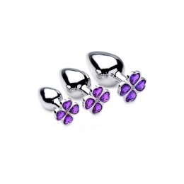 Zestaw korków analnych Violet Flower XR Brands XR Brands