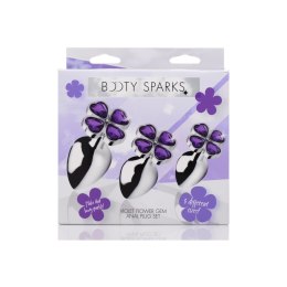 Zestaw korków analnych Violet Flower XR Brands XR Brands