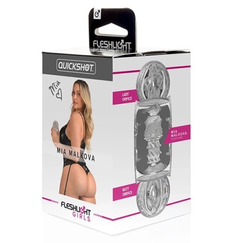Fleshlight - Quickshot Mia Malkova Podwójny Masturbator Pochwa i Odbyt Fleshlight Fleshlight - Quickshot Mia Malkova Podwójny Masturbator Pochwa i Odbyt Fleshlight