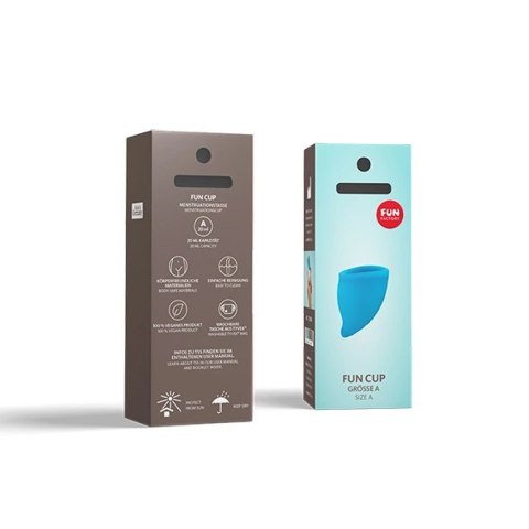 Kubeczek menstruacyjny - Fun Factory Fun Cup Size A Turquoise Fun Factory Kubeczek menstruacyjny - Fun Factory Fun Cup Size A Turquoise Fun Factory