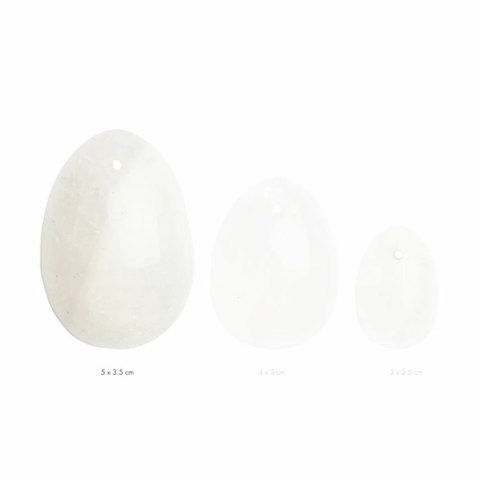 Kulka gejszy - La Gemmes Yoni Egg Clear Quartz L La Gemmes Kulka gejszy - La Gemmes Yoni Egg Clear Quartz L La Gemmes