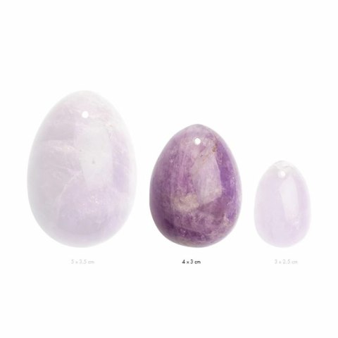 Kulka gejszy - La Gemmes Yoni Egg Pure Amethyst M La Gemmes Kulka gejszy - La Gemmes Yoni Egg Pure Amethyst M La Gemmes