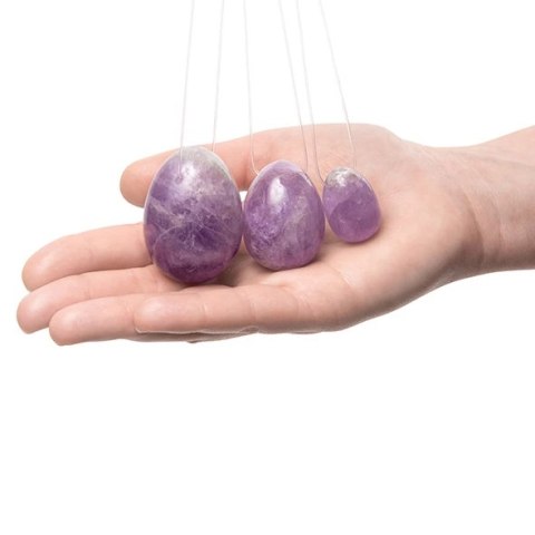 Kulka gejszy - La Gemmes Yoni Egg Pure Amethyst M La Gemmes Kulka gejszy - La Gemmes Yoni Egg Pure Amethyst M La Gemmes