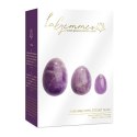 Kulki gejszy - La Gemmes Yoni Egg Set Pure Amethyst La Gemmes