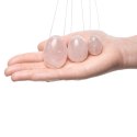 Kulki gejszy - La Gemmes Yoni Egg Set Rose Quartz La Gemmes
