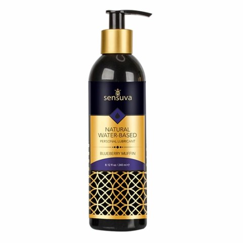 Lubrykant - Sensuva Natural Water-Based Blueberry Muffin 240 ml Sensuva