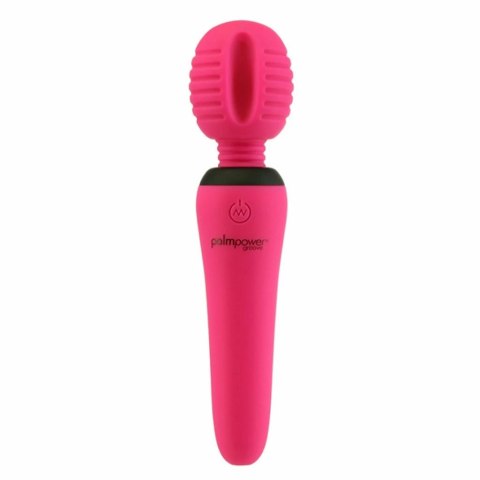 Masażer - PalmPower Groove Mini Wand Fuchsia PowerBullet Masażer - PalmPower Groove Mini Wand Fuchsia PowerBullet