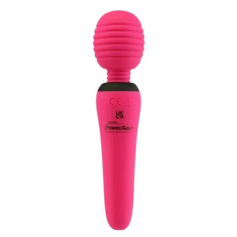 Masażer - PalmPower Groove Mini Wand Fuchsia PowerBullet Masażer - PalmPower Groove Mini Wand Fuchsia PowerBullet