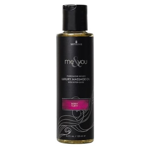 Olejek do masażu - Sensuva Me & You Berry Flirty Massage Oil 125 ml Sensuva Olejek do masażu - Sensuva Me & You Berry Flirty Massage Oil 125 ml Sensuva
