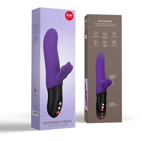 Pulsowibrator - Fun Factory Bi Stronic Fusion Violet Fun Factory Pulsowibrator - Fun Factory Bi Stronic Fusion Violet Fun Factory