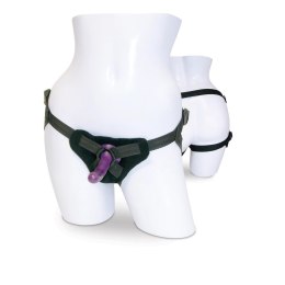 Sportsheets - Sex & Mischief Uprząż Strap-On Z Silikonowym Fioletowym Dildp Sportsheets