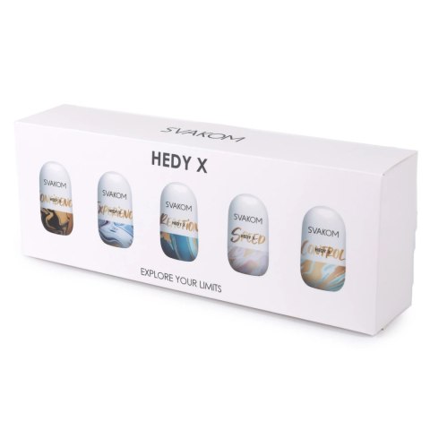 Svakom - Hedy X Masturbator 5-Pak Mieszanych Masturbatorów Svakom Svakom - Hedy X Masturbator 5-Pak Mieszanych Masturbatorów Svakom