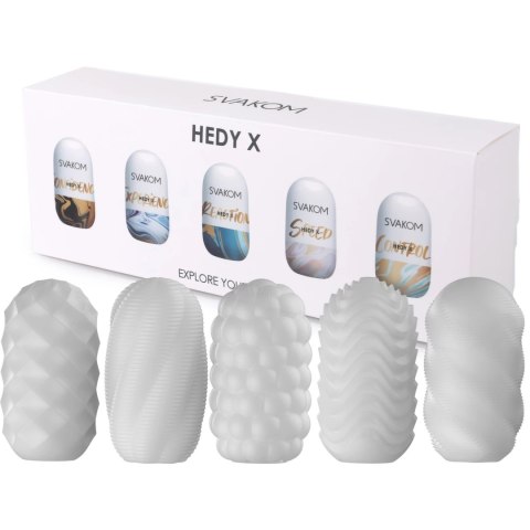 Svakom - Hedy X Masturbator 5-Pak Mieszanych Masturbatorów Svakom Svakom - Hedy X Masturbator 5-Pak Mieszanych Masturbatorów Svakom
