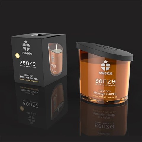 Świeca do masażu - Swede Senze Massage Candle Seduction 150 ml Swede Świeca do masażu - Swede Senze Massage Candle Seduction 150 ml Swede