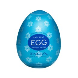 Tenga - Jednorazowy Masturbator Śnieżne Jajeczko Egg Snow Crystal 1szt Tenga