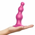 Dildo - Strap-On-Me Dildo Plug Beads Metallic Raspberry Pink M Strap-On-Me