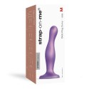 Dildo - Strap-On-Me Dildo Plug Curvy Metallic Purple M Strap-On-Me