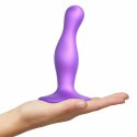 Dildo - Strap-On-Me Dildo Plug Curvy Metallic Purple S Strap-On-Me