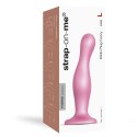 Dildo - Strap-On-Me Dildo Plug Curvy Metallic Sugar Pink L Strap-On-Me