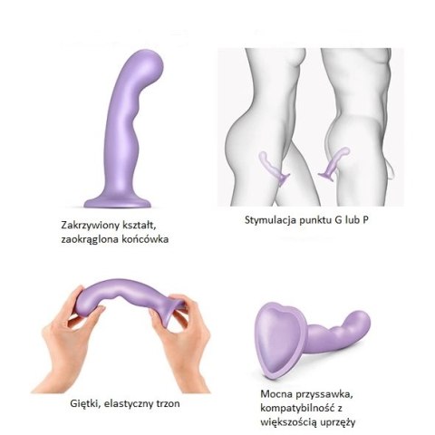 Dildo - Strap-On-Me Dildo Plug P&G Metallic Lilac M Strap-On-Me Dildo - Strap-On-Me Dildo Plug P&G Metallic Lilac M Strap-On-Me