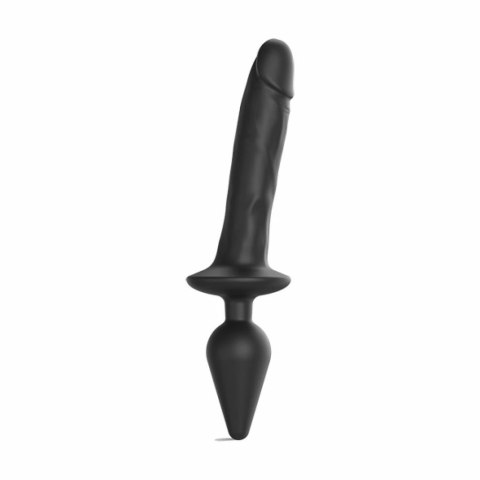 Dildo - Strap-On-Me Switch Plug-in Realistic Dildo Black L Strap-On-Me Dildo - Strap-On-Me Switch Plug-in Realistic Dildo Black L Strap-On-Me
