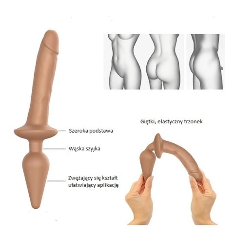 Dildo - Strap-On-Me Switch Plug-in Realistic Dildo Caramel L Strap-On-Me Dildo - Strap-On-Me Switch Plug-in Realistic Dildo Caramel L Strap-On-Me
