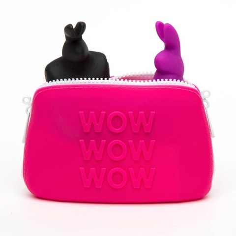 Etui na akcesoria - Happy Rabbit WOW Storage Zip Bag Small Pink Happy Rabbit Etui na akcesoria - Happy Rabbit WOW Storage Zip Bag Small Pink Happy Rabbit