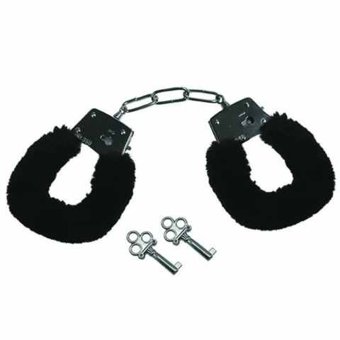 Kajdanki - Sportsheets Sex & Mischief Furry Handcuffs Black Sportsheets Kajdanki - Sportsheets Sex & Mischief Furry Handcuffs Black Sportsheets