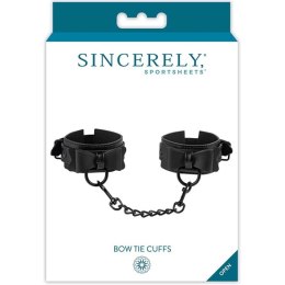Kajdanki - Sportsheets Sincerely Bow Tie Cuffs Sportsheets