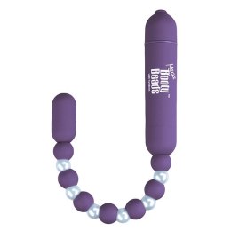 Koraliki analne wibrujące - PowerBullet Mega Booty Beads Violet PowerBullet