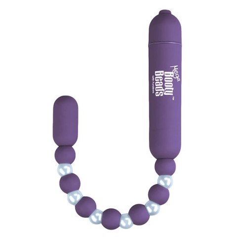 Koraliki analne wibrujące - PowerBullet Mega Booty Beads Violet PowerBullet