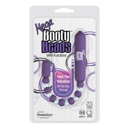 Koraliki analne wibrujące - PowerBullet Mega Booty Beads Violet PowerBullet