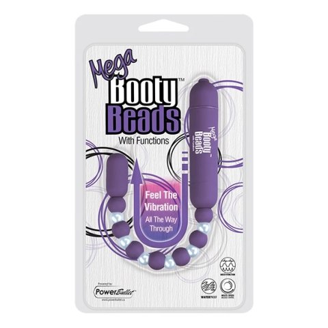 Koraliki analne wibrujące - PowerBullet Mega Booty Beads Violet PowerBullet Koraliki analne wibrujące - PowerBullet Mega Booty Beads Violet PowerBullet