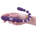Koraliki analne wibrujące - PowerBullet Mega Booty Beads Violet PowerBullet