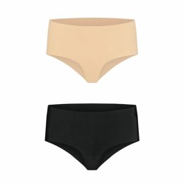 Niewidzialne majtki - Bye Bra Invisible High Brief Nude + Black XXL Bye Bra
