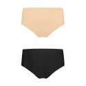 Niewidzialne majtki - Bye Bra Invisible High Brief Nude + Black L Bye Bra