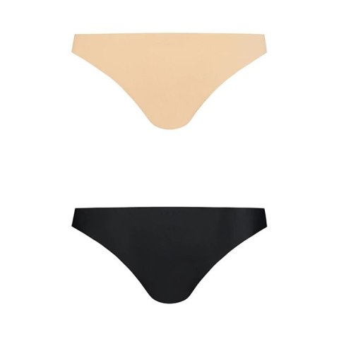 Niewidzialne stringi - Bye Bra Invisible Brazilian Nude + Black L Bye Bra Niewidzialne stringi - Bye Bra Invisible Brazilian Nude + Black L Bye Bra