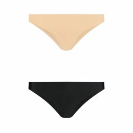 Niewidzialne stringi - Bye Bra Invisible Brazilian Nude + Black M Bye Bra