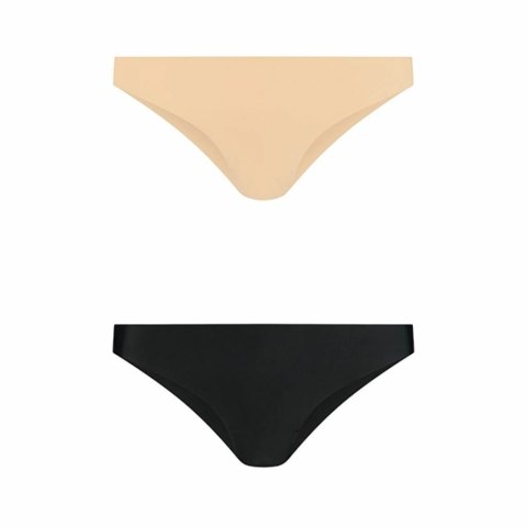 Niewidzialne stringi - Bye Bra Invisible Brazilian Nude + Black M Bye Bra