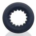 Pierścień erekcyjny - Oxballs Axis Rib Griphold Cockring Black Ice Oxballs