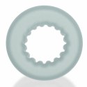 Pierścień erekcyjny - Oxballs Axis Rib Griphold Cockring Clear Ice Oxballs