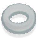 Pierścień erekcyjny - Oxballs Axis Rib Griphold Cockring Clear Ice Oxballs