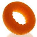 Pierścień erekcyjny - Oxballs Axis Rib Griphold Cockring Orange Ice Oxballs