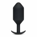 Plug analny - B-Vibe Snug Plug 7 Black B-Vibe