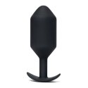 Plug analny - B-Vibe Snug Plug 7 Black B-Vibe
