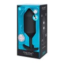 Plug analny - B-Vibe Snug Plug 7 Black B-Vibe