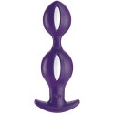 Plug analny - Fun Factory B Balls Duo Dark Violet Fun Factory