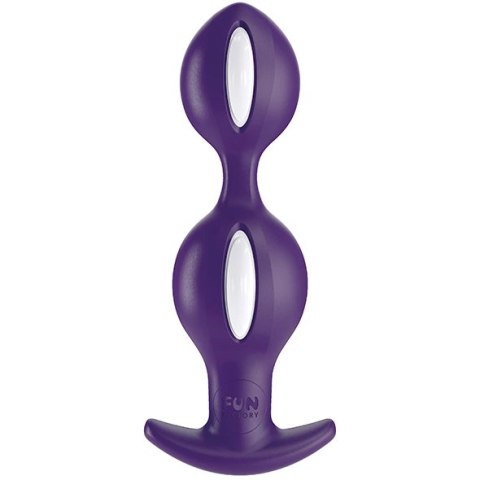 Plug analny - Fun Factory B Balls Duo Dark Violet Fun Factory Plug analny - Fun Factory B Balls Duo Dark Violet Fun Factory