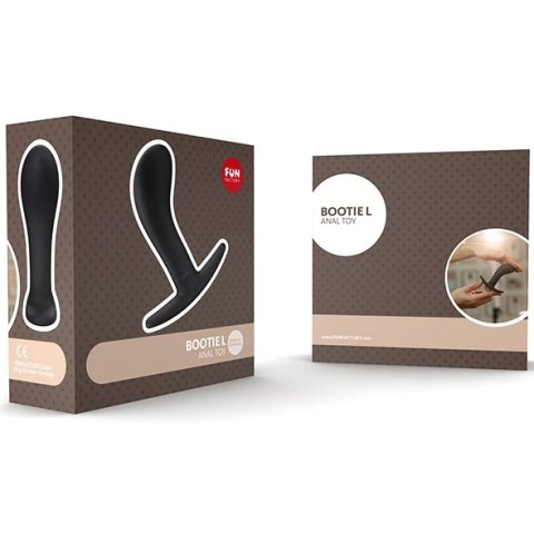 Plug analny - Fun Factory Bootie Large Black Fun Factory Plug analny - Fun Factory Bootie Large Black Fun Factory